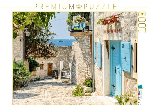 CALVENDO Puzzle Altstadt von Rovinj | 1000 Teile Lege-Größe 64 x 48 cm Foto-Puzzle für glückliche Stunden