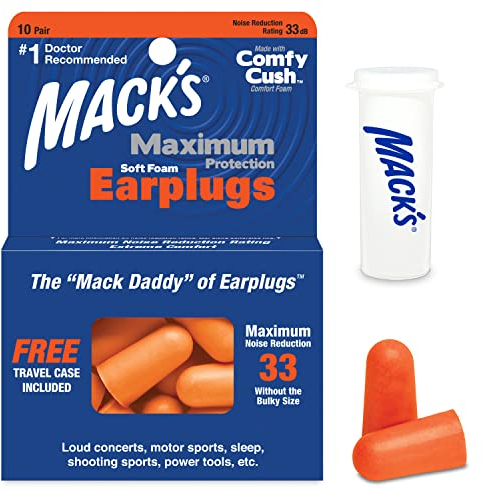 Mack's Maximum Protection Soft Foam Ear Plugs