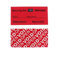 TamperSeals Group - 100 Stück 25 x 50 mm Rot Total-Transfer Typ Manipulationssichere Sicherheits Garantie Void Etiketten/Aufkleber/Sicherheitssiegel mit Seriennummern
