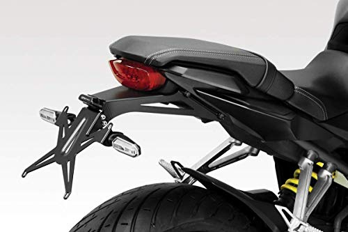 CBR650R 2019/20 - Kit Kennzeichenhalter (R-0917) - Einstellbare Nummernschild Halter - inkl. LED und Hardware-Bolzen - Motorradzubehör De Pretto Moto (DPM Race) - 100% Made in Italy
