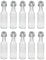 .hocz 6 X Bügelflasche Typ B | Füllmenge 500ml | Bierpulle rund I klare Glasflaschen zum Befüllen | Most, Saft, Bier, Schnaps, Likör, Essig & Öl I Drahtbügelverschluss
