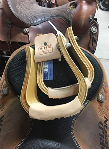 American Heritage Equine 3 Western Wooden Roper Stirrups