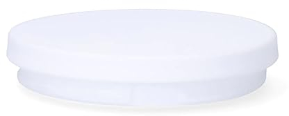 Edm 00197 Recambio Cristal para Ventilador 33810, Interior 195 cm X Exterior 215 cm, Blanco
