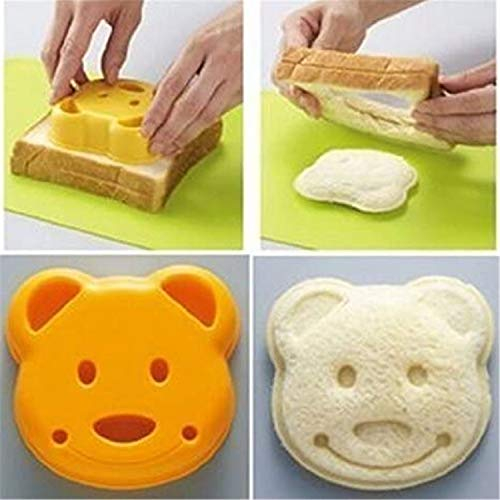 Thstheaven Sandwich-Ausstechform in Bärenform, Brotform für Kinder