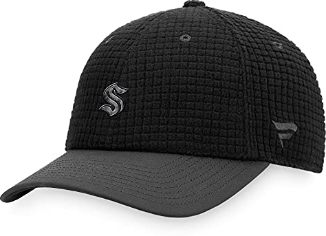 Fanatics Seattle Kraken NHL Authentic Pro Black Ice Unstructured Snapback Cap - One-Size