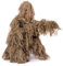 NINAT Ghillie Anzug Camo 3D Leafy Gear Dschungel Jagd Camouflage Kleidung 4-teilig + Tasche (Desert - Kleinformat)