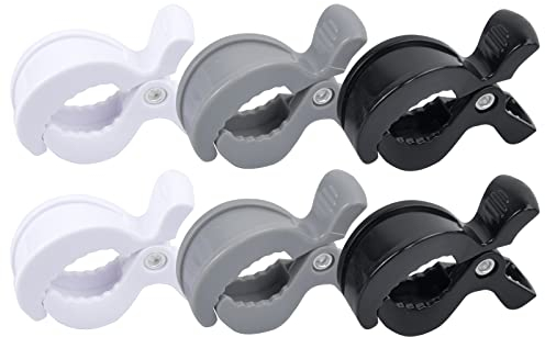 Vesaneae 6 Stück Handtuch Klammern, Strandtuch Clip Windbeständig, Wäscheklammern Kunststoff, Größe Strandtuchklammern für Tägliche Wäsche, Strandtuch, Badetuch, Bettwäsche und Dicke Kleidung