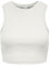 ONLY Damen Onlvilma S/L Cropped Tank Top JRS Noos, Cloud Dancer, XL