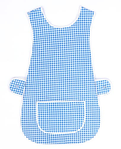 LINEN CLOSET Womens Tabards with Pockets for Men Ladies Cleaning Catering Chef Kitchen Aprons Unisex Hygea Tabard Apron Work Tabards