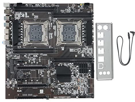 XIDIT X99 Dual-Socket Motherboard Mining Motherboard LGA 2011-3 Dual CPU DDR4 Memory Slot PCI-E 16X SATA2.0 NVME M.2 Interface