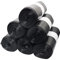 Paquete de 60 bolsas de basura de 240 litros, bolsas de basura negras de 100 x 120 cm, bolsas de basura