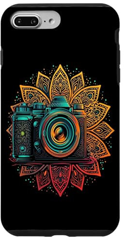 Coque pour iPhone 7 Plus/8 Plus Appareil photo Mandala Photographe Amoureux