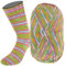 LANA GROSSA Meilenweit Cotone Vegano Baia| 4-fädiger Baumwoll-Sockenklassiker, waschmaschinenfest | Handstrickgarn aus 76% Baumwolle, 14% Polyamid & 10% Polyester | 100g Wolle | 420m Garn FB1516