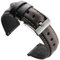 Zehior Leather Watch Bands Vintage Quick Release Replacement Top Grain Genuine Leather Watch Straps for Men Women 20mm, Dark Gray