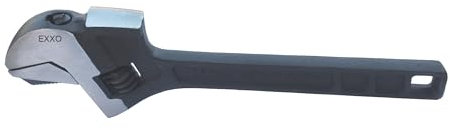 EXXO Tools 3 in 1 Adjustable Spanner with Hammer 10 / '250 MM
