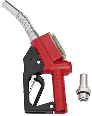 1 Zoll Automatische Kraftstoffdüse,Automatische Zapfpistole für Heizöl und Diesel 1.5m/ 3h hoher Durchfluss Zapfpistole mit Anzeige für Dieselpumpe Heizölpumpe Ölpumpe