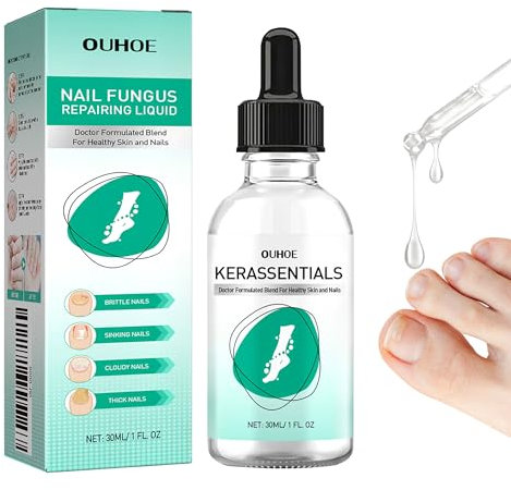 Antifungal Nail Treatment Serum 30ml, Fungal Nails Treatment for Toenails Extra Strong, Fungal Nails for Discolored & Brittle Nails On Toenails and Fingernails, Helps Improve Nail Appearance