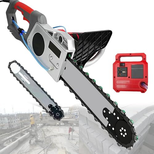 Tronçonneuse électrique pour découpe murale, granit, marbre, béton, pierre, avec système anti-poussière alimenté par eau, profondeur de coupe 35 cm/48 cm,35cm