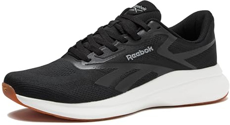 Reebok Energen Run 4 Laufschuhe für Herren, leichte athletische Herren-Sneaker, Größe 40 bis 42, Schwarz, Weiß (Black/White/Gum), 13