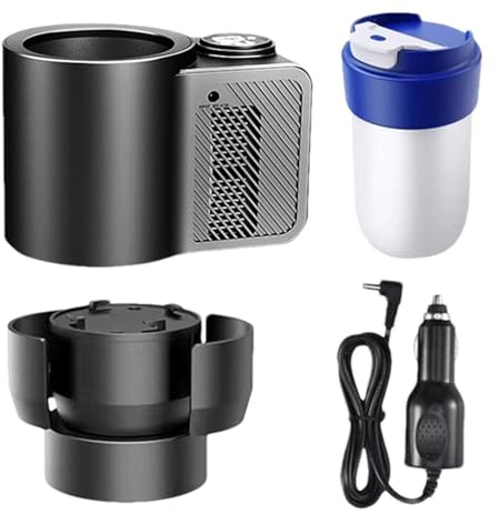Porte-gobelet de voiture chauffant et rafraîchissant - 12 V 36 W - Pour eau, lait, café et boissons