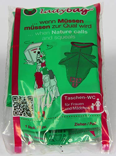 Pfiffig-Wohnen ladybag® - Das Mobile Einweg-WC für Frauen 10er Set