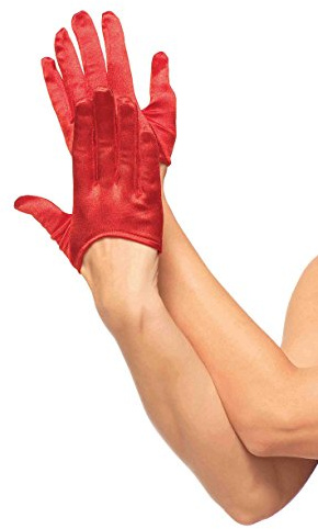 Leg Avenue Mini Cropped Satin Handschuhe Erwachsene Zubehör