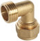 SOMATHERM FOR YOU - Compression Elbow (Schraube) für PEX-Rohre Ø 16 - Male 15/21 (1/2 '')