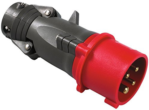 Fiche mobile droite Hypra 16A - 3P+T - 380V~ à 415V~ - plastique - IP44