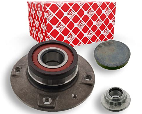 febi bilstein 40660 Radlagersatz mit Radnabe, Achsmutter und Staubkappe, 1 Stück