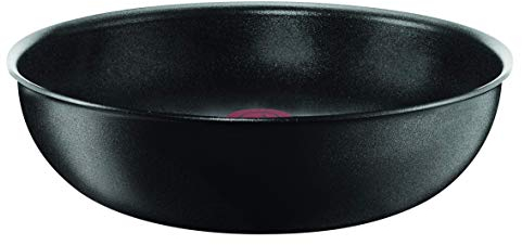 Tefal L6507702 Ingenio Expertise Wok Aluminium, Alle Kochherde inklusive Induktion, Schwarz, 26 cm