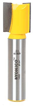 Yonico 14955 3/4-Inch Diameter X 3/4-Inch Height Straight Router Bit 1/2-Inch Shank