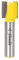 Yonico 14955 - Straight Router Bit, Cutting Diameter: 3/4, Cutting Height: 3/4 - 1/2 Shank