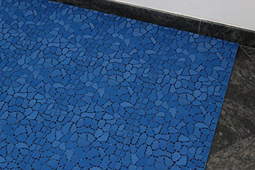 ONPIRA Profi Bodenrost Duschmatte Schwimmbad Sauna Antirutschmatte Badvorleger XXL (Blau)
