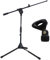 keepdrum EMS013 Mikrofonstativ halbhoch ausziehbar PRO Version mit Galgen + Mikrofonklammer