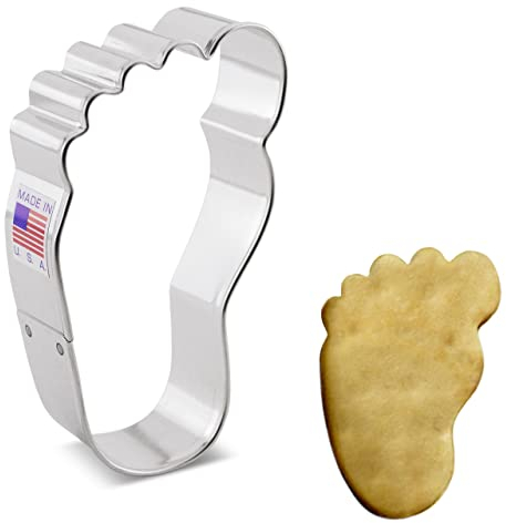 Keksausstecher Fuß, Fußabdruck - 9,5 cm - Ausstechformen von Ann Clark USA