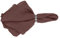 Broste Copenhagen Servietten, Aubergine, 45 x 45 cm