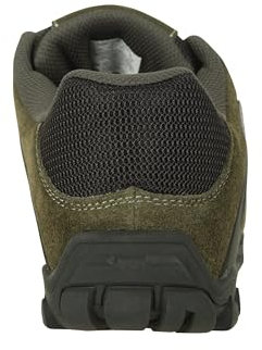 Mountain Warehouse Curlews Mens Waterproof Walking Shoes - Quick Drying Hiking Boots, Suede & Mesh Outer Material Outdoor Shoes, Rubber Sole - Ideal for Everyday Use, Khaki, 9 UK