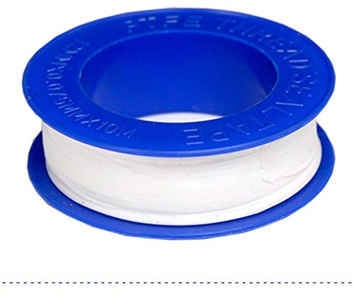 Desconocido Elecall - 10 Rollos de Cinta Aislante para tuberías de Agua sin Aceite, PTFE, Rosca de teflón, 10 m