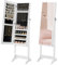 SONGMICS Schmuckschrank, Spiegelschrank, Standspiegel, GanzkÖrperspiegel, Geschenk, einfacher Aufbau, weiß JJC69WT