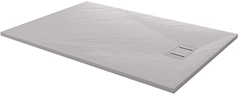 Idralite Piatto Doccia 90x140x2,6 CM Rettangolare Bianco Effetto Pietra MOD. Blend