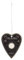 Grindstore Mystical Planchette Cherry Scented Air Freshener Black 6x8cm