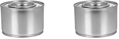 Gastro-Bedarf-Gutheil 2 x Sicherheitsbrennpaste Qualitätsprodukt Fire Paste Brennpaste Brenngel Brenndauer für Chafing Dish Speisewärmer Warmhaltebehälter Rechaud