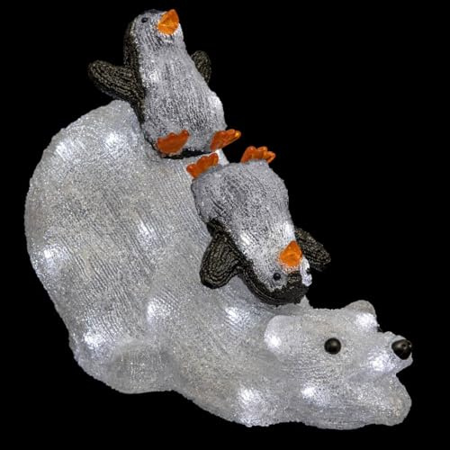 Feéric Lights and Christmas Bär und Pinguine, beleuchtet
