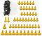 158pcs Kit di Bulloni e Dadi del Motociclo Set di viti per carenatura moto M6 M5 Dado di Fissaggio a Vite della Ghiera Kit Bulloni di Carenatura Completo Set di Elementi di Fissaggio