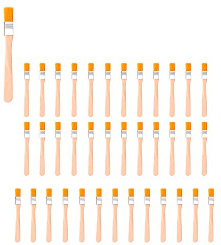 Zasiene Flach Pinsel 38 Stück Flachpinsel Aquarell Lasurpinsel Ölfarben Bürste Farbpinsel Pinselset Acrylfarben Werkzeugpinsel für Malerei Malen Pinsel Set