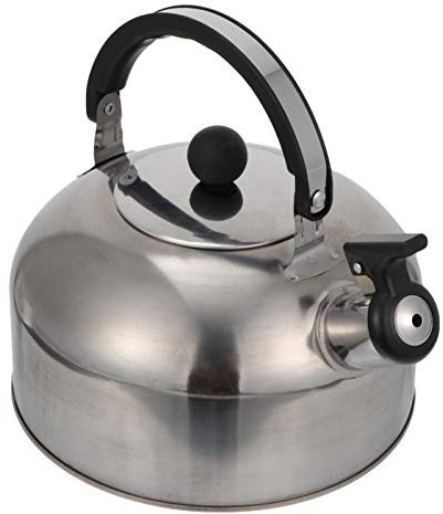 Cabilock Terrarios Maceta Tetera Antigua Hervidor De Cocina para Gas con Silbato. Tetera Silba Fuerte Batidora De Cafe Electrica Antiguo Estufa De Té Acero Inoxidable Haz Te Exterior