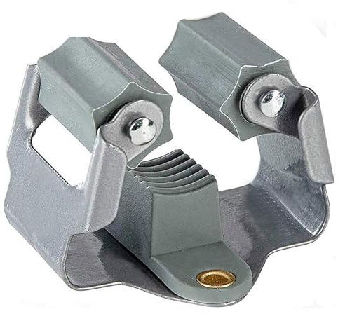 TerCasa® Gerätehalter (12er Set) hochwertige Wandhalterung für Besen, Gartengeräte, Werkzeuge inklusive Schrauben und Dübel (Besenhalter, Gartengerätehalter)