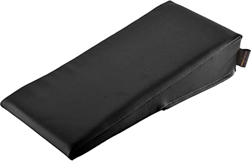 pader medi.tech Lagerungskeil für die Hand und Arm 40x20x10/2 cm - Orthopädisches Keilkissen mit hochwertigem Kunstlederbezug I Schwarz