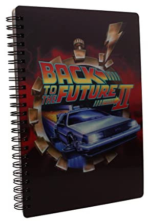 SD TOYS UNI25176 Return to the Future 2 3D Effect Poster Notebook, Plastic, Multicolor