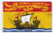 90 x 150 cm große Flagge von New Brunswick, großes 100D Kanada-Provinz, Outdoor-Banner, kanadische Dekoration für Terrasse, Garten, mit Messingöse